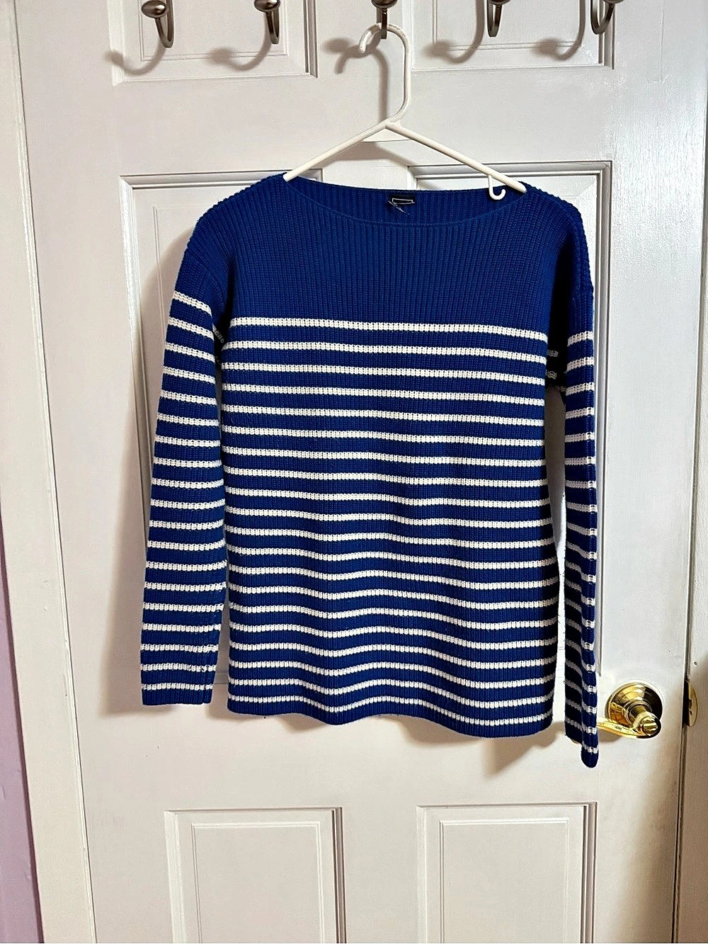 Gap Striped Wool Blend Sweater in Blue & White Size XS
